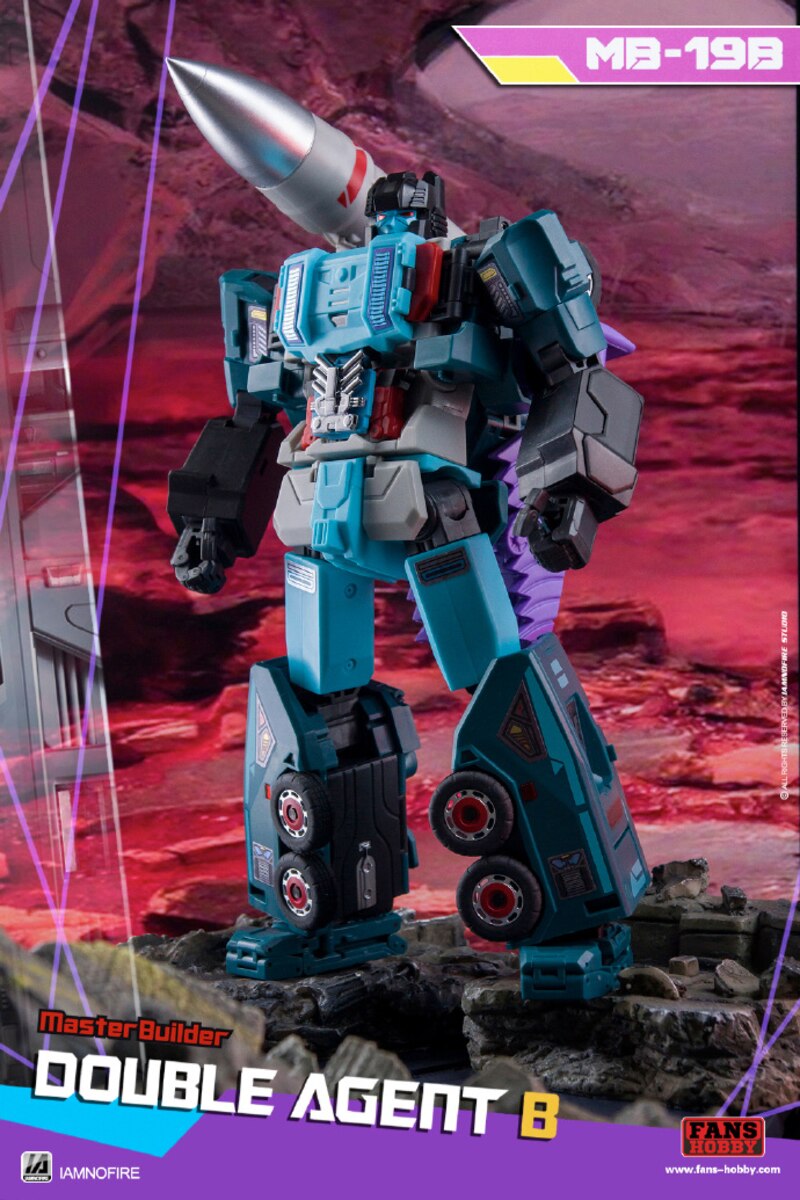 新品未使用 FansHobby MB-19A Double Agent変形ロボット おもちゃ-